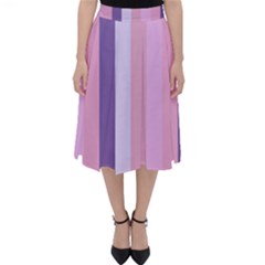 Violet Stars Folding Skater Skirt