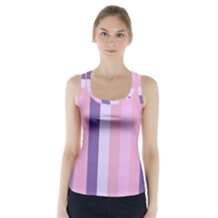 Violet Stars Racer Back Sports Top by snowwhitegirl