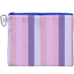 Violet Stars Canvas Cosmetic Bag (xxxl) by snowwhitegirl