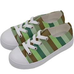 Pistachio Ice Cream Kids  Low Top Canvas Sneakers by snowwhitegirl