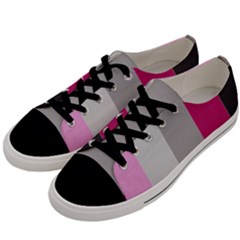 Laura Lines Men s Low Top Canvas Sneakers by snowwhitegirl