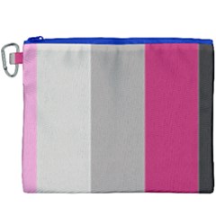 Laura Lines Canvas Cosmetic Bag (xxxl) by snowwhitegirl