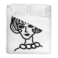 20s Girl Duvet Cover (full/ Double Size) by snowwhitegirl