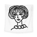 20s Girl Square Tapestry (Small) View1