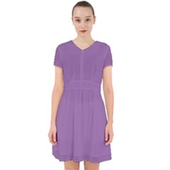 Another Purple Adorable In Chiffon Dress