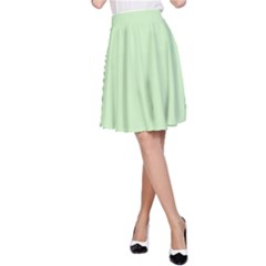 Baby Green A-line Skirt by snowwhitegirl