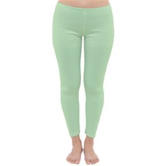 Baby Green Classic Winter Leggings by snowwhitegirl