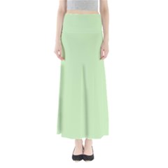 Baby Green Full Length Maxi Skirt by snowwhitegirl