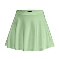 Baby Green Mini Flare Skirt by snowwhitegirl