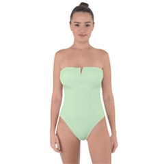 Baby Green Tie Back One Piece Swimsuit by snowwhitegirl