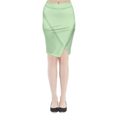 Baby Green Midi Wrap Pencil Skirt by snowwhitegirl