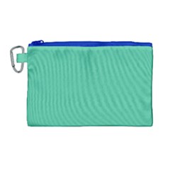 Seafoamy Green Canvas Cosmetic Bag (large) by snowwhitegirl