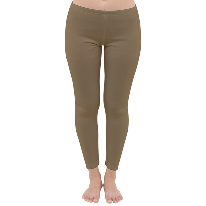 Brownish Classic Winter Leggings