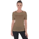 Brownish Short Sleeve Top View1