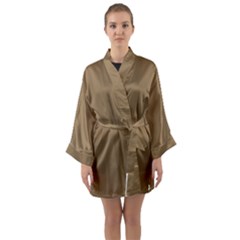 Brownish Long Sleeve Kimono Robe by snowwhitegirl