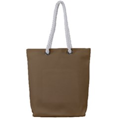 Brownish Full Print Rope Handle Tote (small) by snowwhitegirl