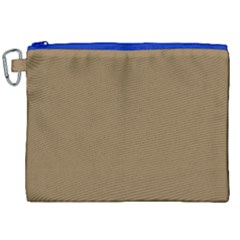 Brownish Canvas Cosmetic Bag (xxl) by snowwhitegirl