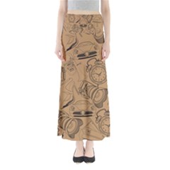 Lifestyle Pattern Full Length Maxi Skirt by berwies