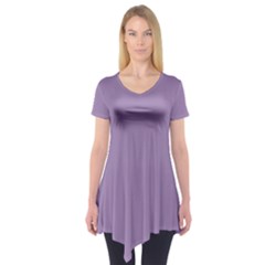 Grape Light Short Sleeve Tunic  by snowwhitegirl