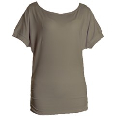 Rainy Brown Women s Oversized Tee