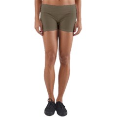 Rainy Brown Yoga Shorts