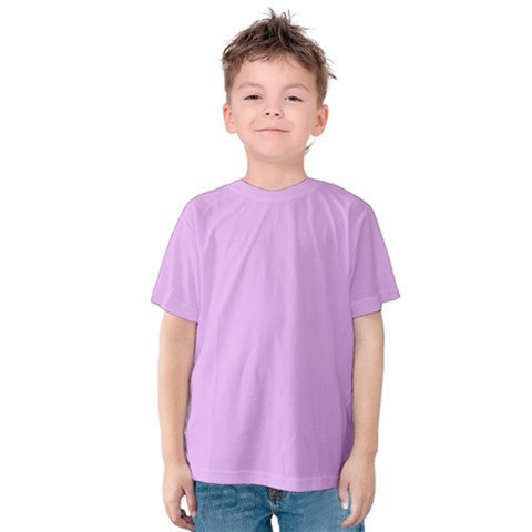 Baby Purple Kids  Cotton Tee by snowwhitegirl