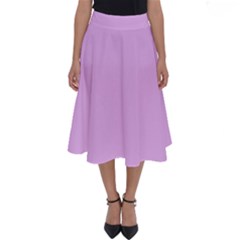 Baby Purple Perfect Length Midi Skirt