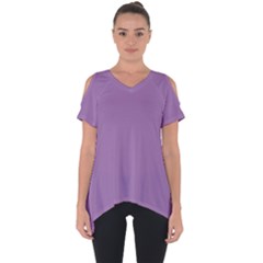 Uva Purple Cut Out Side Drop Tee by snowwhitegirl