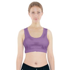 Uva Purple Sports Bra With Pocket by snowwhitegirl