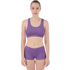 Uva Purple Work It Out Sports Bra Set