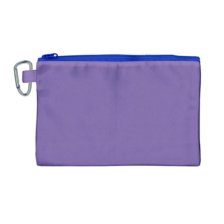 Purple Star Canvas Cosmetic Bag (Large)