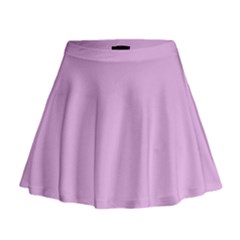 Pink Flowers Mini Flare Skirt by snowwhitegirl