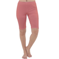 Late Peach Cropped Leggings  by snowwhitegirl