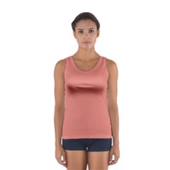 Late Peach Sport Tank Top  by snowwhitegirl