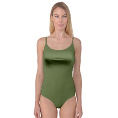 Earth Green Camisole Leotard  by snowwhitegirl