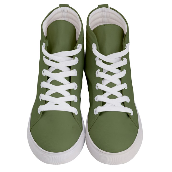 Earth Green Men s Hi-Top Skate Sneakers