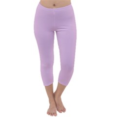 Lilac Star Capri Winter Leggings  by snowwhitegirl