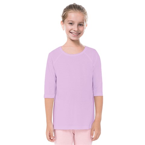 Lilac Star Kids  Quarter Sleeve Raglan Tee by snowwhitegirl