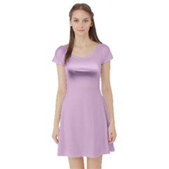 Lilac Star Short Sleeve Skater Dress by snowwhitegirl