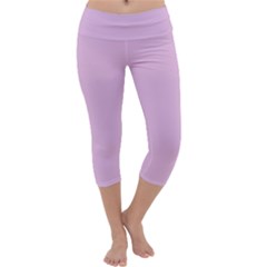 Lilac Star Capri Yoga Leggings by snowwhitegirl