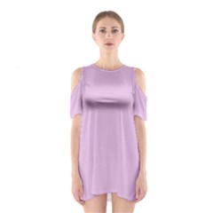 Lilac Star Shoulder Cutout One Piece by snowwhitegirl