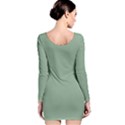 Mossy Green Long Sleeve Bodycon Dress View2