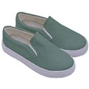 Mossy Green Kids  Canvas Slip Ons View3