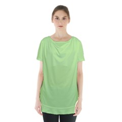 Pistachio Taste Skirt Hem Sports Top