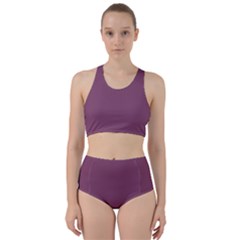 Medium Grape Racer Back Bikini Set by snowwhitegirl