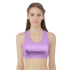 Purple Whim Sports Bra With Border by snowwhitegirl