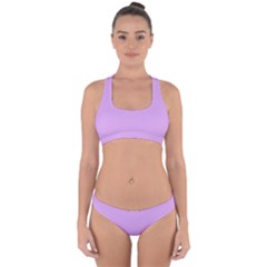 Purple Whim Cross Back Hipster Bikini Set by snowwhitegirl