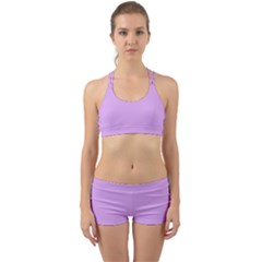 Purple Whim Back Web Sports Bra Set by snowwhitegirl