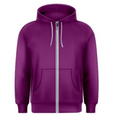 Magenta Ish Purple Men s Zipper Hoodie by snowwhitegirl