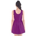 Magenta Ish Purple Scoop Neck Skater Dress View2